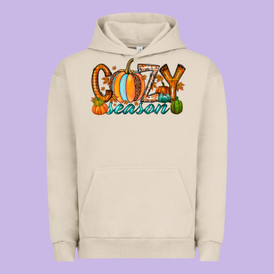Cozy Season Urban Hoodie Designed By Racoondesign