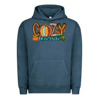 Pigment Midnight Navy cozy season Urban Hoodie - RacoonDesign