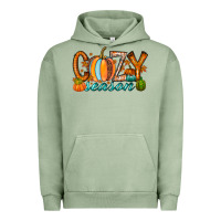 Pigment Oil Green cozy season Urban Hoodie - RacoonDesign