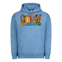 Pigment Pebble Blue cozy season Urban Hoodie - RacoonDesign