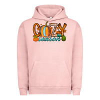 Pigment Salmon cozy season Urban Hoodie - RacoonDesign