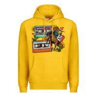 Lemon rodeo sunflower cactus cassette Premium Hoodie - FaDigitalArtStudio