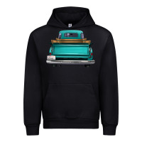 Black western truck back view 2 Urban Hoodie - FaDigitalArtStudio
