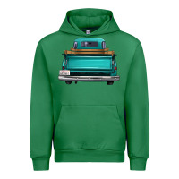 Emerald western truck back view 2 Urban Hoodie - FaDigitalArtStudio