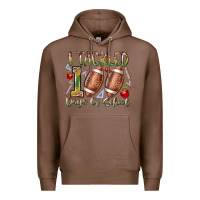 Chestnut I Tackled 100 Days of School Premium Hoodie - RacoonDesign