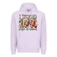 Lilac I Tackled 100 Days of School Premium Hoodie - RacoonDesign