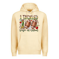 Pina Colada I Tackled 100 Days of School Premium Hoodie - RacoonDesign