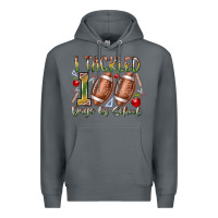 Rock I Tackled 100 Days of School Premium Hoodie - RacoonDesign