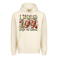 Tofu I Tackled 100 Days of School Premium Hoodie - RacoonDesign
