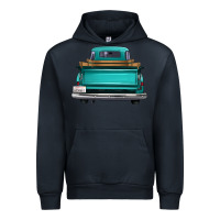 Navy western truck back view Urban Hoodie - FaDigitalArtStudio