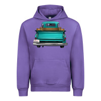 Tulip western truck back view Urban Hoodie - FaDigitalArtStudio