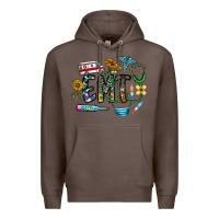 Coffee emt Premium Hoodie - CowhideDigitalArt