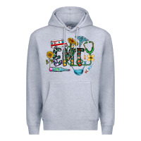 Heather Grey emt Premium Hoodie - CowhideDigitalArt