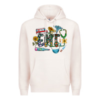 Pale Pink emt Premium Hoodie - CowhideDigitalArt