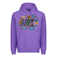 Purple emt Premium Hoodie - CowhideDigitalArt