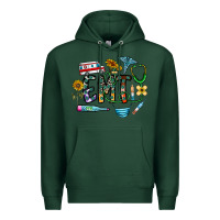 Sports Green emt Premium Hoodie - CowhideDigitalArt