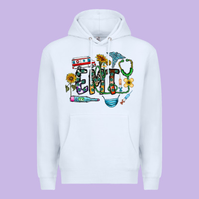 Emt Premium Hoodie Designed By Cowhidedigitalart