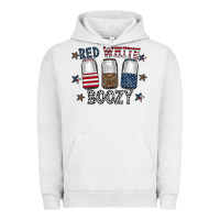 Pigment Lunar Rock red white boozy Urban Hoodie - CowhideDigitalArt