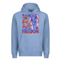 Colony Blue flip flops and freedom Premium Hoodie - HRA Design Shop