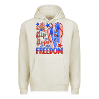 Oatmeal Heather flip flops and freedom Premium Hoodie - HRA Design Shop