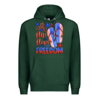 Sports Green flip flops and freedom Premium Hoodie - HRA Design Shop