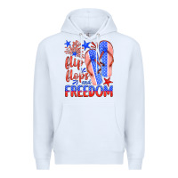 White flip flops and freedom Premium Hoodie - HRA Design Shop