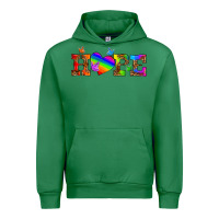 Emerald lgbtq heart and hope Urban Hoodie - HRA Design Shop