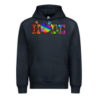 Navy lgbtq heart and hope Urban Hoodie - HRA Design Shop