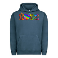 Pigment Midnight Navy lgbtq heart and hope Urban Hoodie - HRA Design Shop