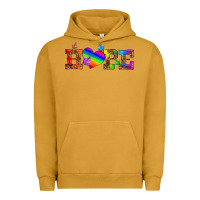 Pigment Peanut Butter lgbtq heart and hope Urban Hoodie - HRA Design Shop