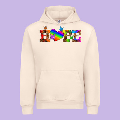 Lgbtq Heart And Hope Urban Hoodie Designed By Hra Design Shop