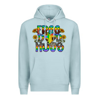 Blue Mist free dad hugs Premium Hoodie - CowhideDigitalArt