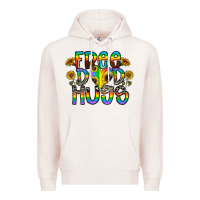 Pale Pink free dad hugs Premium Hoodie - CowhideDigitalArt
