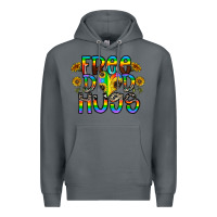 Rock free dad hugs Premium Hoodie - CowhideDigitalArt