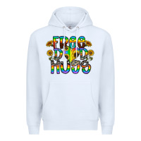 White free dad hugs Premium Hoodie - CowhideDigitalArt
