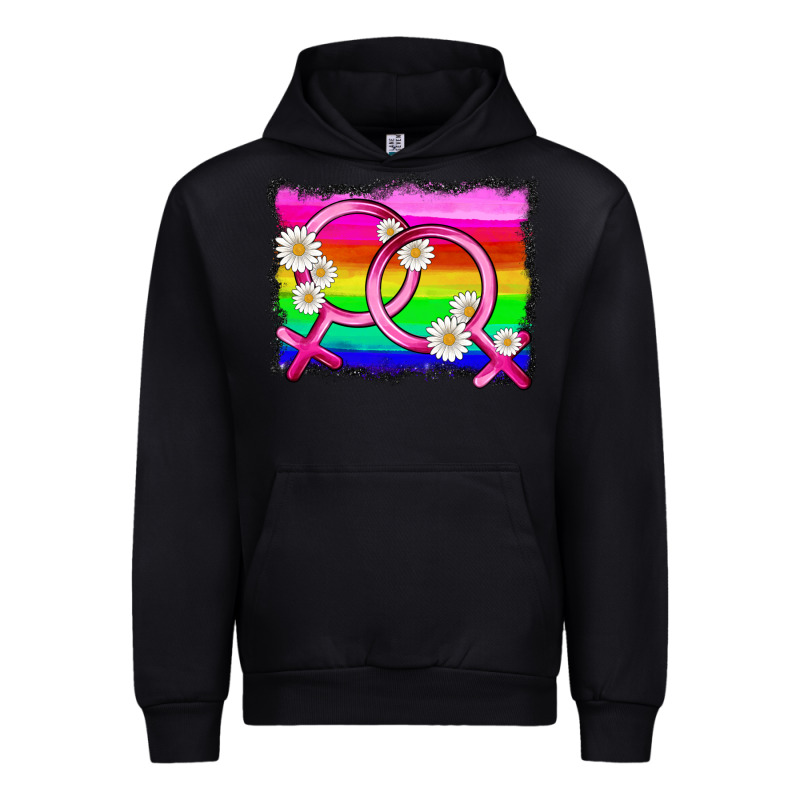 Lgbtq Gender Lesbian Symbol Urban Hoodie by HRA Design Shop | Teevron