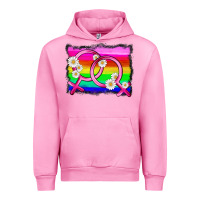 Fuchsia Pink lgbtq gender lesbian symbol Urban Hoodie - HRA Design Shop