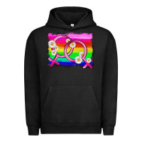 Pigment Black lgbtq gender lesbian symbol Urban Hoodie - HRA Design Shop