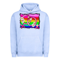 Pigment Grape Ice lgbtq gender lesbian symbol Urban Hoodie - HRA Design Shop