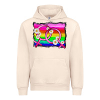 Sandshell lgbtq gender lesbian symbol Urban Hoodie - HRA Design Shop