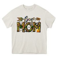Cream Boy Mom Heavy Core Tee - CowhideDigitalArt