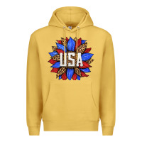 Antique Gold american sunflower Premium Hoodie - HRA Design Shop