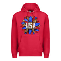 Cardinal american sunflower Premium Hoodie - HRA Design Shop