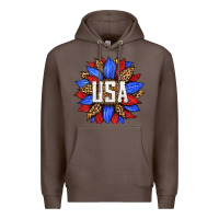 Coffee american sunflower Premium Hoodie - HRA Design Shop