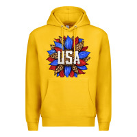 Lemon american sunflower Premium Hoodie - HRA Design Shop