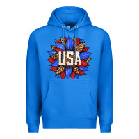 True Royal american sunflower Premium Hoodie - HRA Design Shop