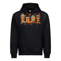 Black Fall Coffee Drink Urban Hoodie - RacoonDesign