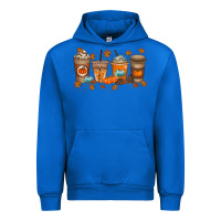 Cobalt Fall Coffee Drink Urban Hoodie - RacoonDesign