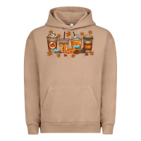 Pigment Burro Fall Coffee Drink Urban Hoodie - RacoonDesign