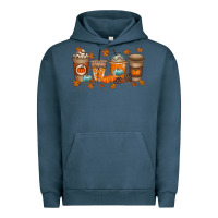 Pigment Midnight Navy Fall Coffee Drink Urban Hoodie - RacoonDesign